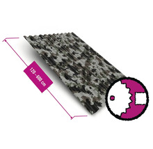 Profilblech mit Tarnmuster, Länge 120 bis 600 Zentimeter