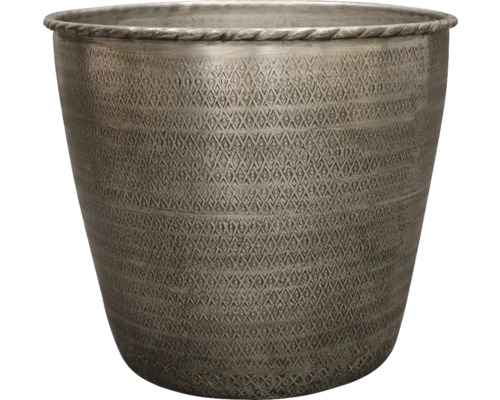 Blumentopf Liora Metall Ø 36 cm 36 x 36 x 32 cm grau