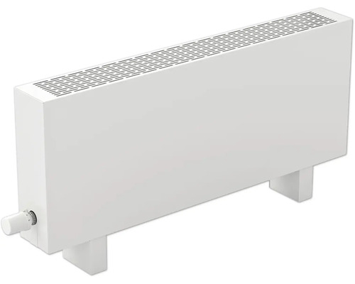 Licon Heat Standkonvektor KORALINE Basic LKB H 500 x L 1100 x T 130 mm weiß Weißer Heizkörper mit Thermostat