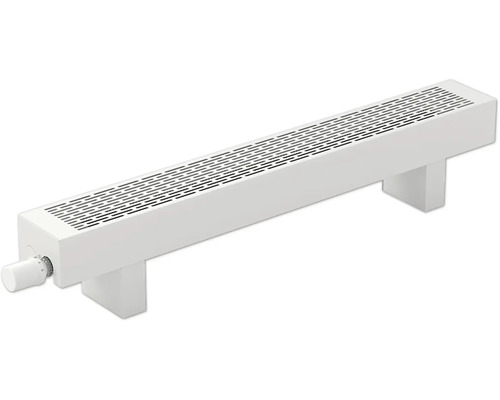 Licon Heat Standkonvektor KORALINE Basic LKB H 190 x L 1200 x T 130 mm weiß Sockelleiste mit Heizkörper