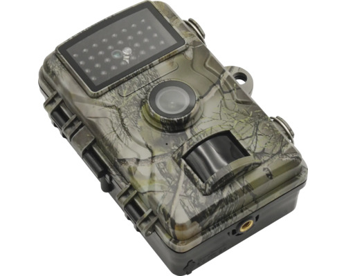 Wildtierkamera Technaxx Wildcam TX-256 Batteriebetriebene Überwachungskamera für Innen- und Aussenbereich, ca. 13,6 x 10 x 6,4 cm, Full HD, Integriertes Mikrofon & Lautsprecher, Kamera-Schutzklasse IP56 staubdicht & strahlwassergeschützt