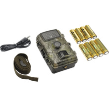 Wildtierkamera Technaxx Wildcam TX-256 Batteriebetriebene Überwachungskamera für Innen- und Aussenbereich, ca. 13,6 x 10 x 6,4 cm, Full HD