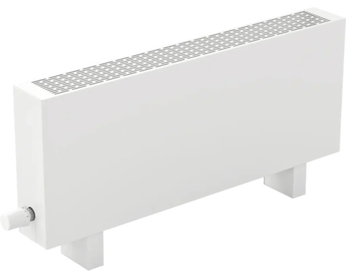 Licon Heat Standkonvektor KORALINE Basic LKB H 600 x L 1600 x T 180 mm weiß Weißer Konvektorheizkörper mit Thermostat zur Raumheizung