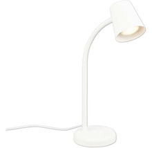 LED Tischleuchte 1-flammig H 38,5 cm Skiva weiß mit Kabelschalter