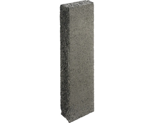 Rechteckpalisade Natura Trend basalt-schwarz 25 x 12,5 x 100 cm