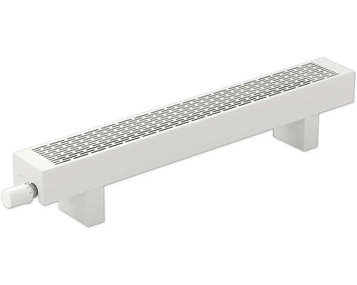 Licon Heat Standkonvektor KORALINE Basic LKB H 330 x L 1800 x T 180 mm weiß Heizkörper mit Thermostat für den Innenbereich