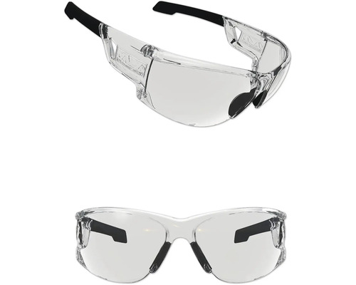 Schutzbrille mit transparenten Gläsern für den Arbeitsschutz