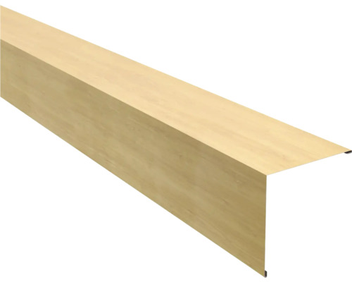 PRECIT Aussenecke 90° für Wand Ahorn 1000 mm x 140 mm x 140 mm x 0,5 mm Winkelprofil aus Metall
