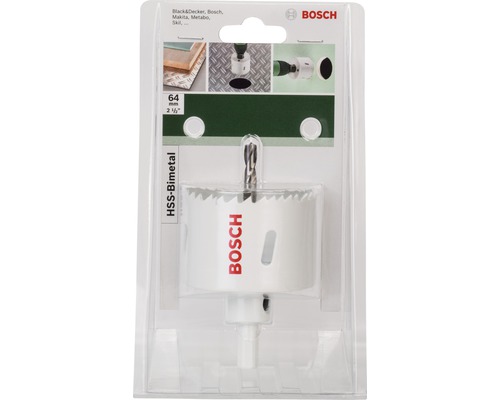 Bosch Lochsäge, 64 Millimeter, Bimetall, HSS-Bimetall