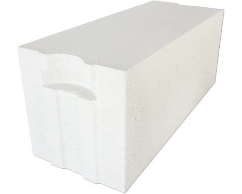 Porenbetonstein für den Mauerbau