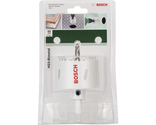 Bosch Lochsäge mit 65 Millimeter Durchmesser in Verpackung