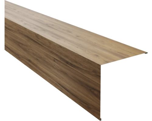 PRECIT Aussenecke 90° für Wand Eiche 1000 mm x 195 mm x 195 mm x 0,5 mm Holztreppenkante