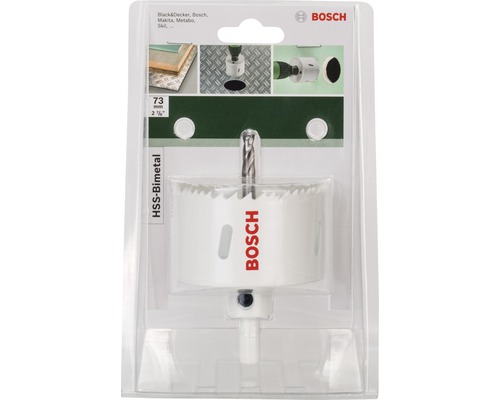 Bosch Lochsäge, 73 mm, Bimetall, für Bohrmaschinen