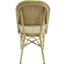 Rattan Stuhl mit Rückenlehne