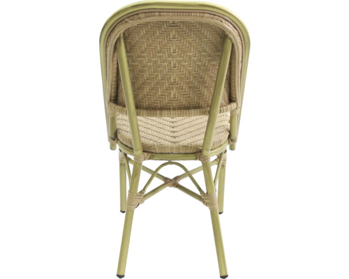 Rattan Stuhl mit Rückenlehne