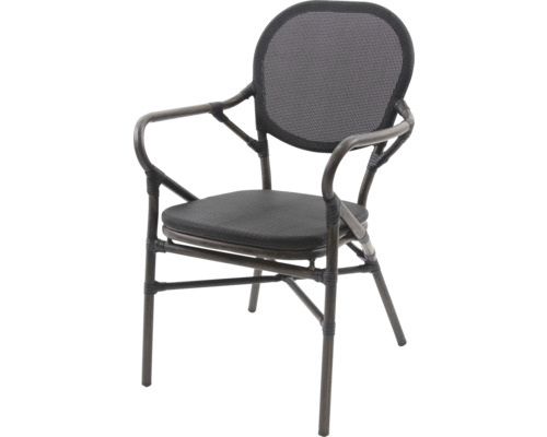 Bistrostuhl Tango 56 x 64 x 89 cm Bambus schwarz