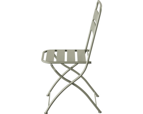 Klappstuhl aus Metall für den Aussenbereich