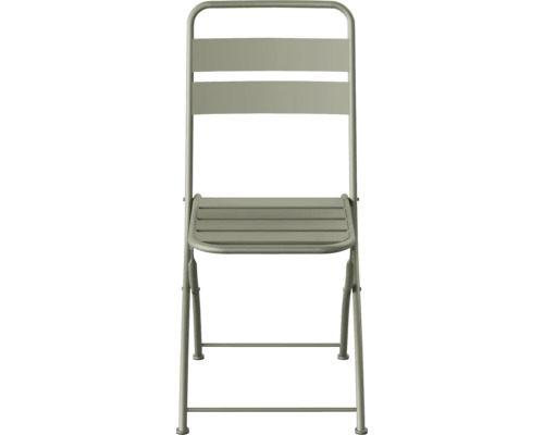Klappstuhl aus Metall für den Garten