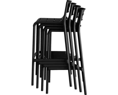 Stapel aus mehreren Barhockern
