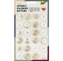 Adventskalender Knöpfe Set mit 24 Stück
