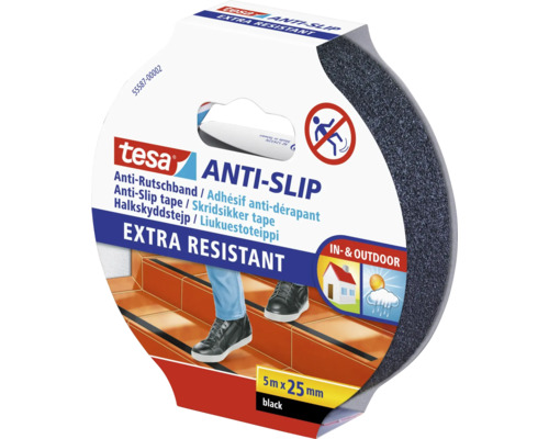 Tesa Antirutschband Rolle 5 Meter mal 25 Millimeter