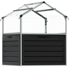 Gewächshaus mit Pflanztisch und Aufbewahrungsbox