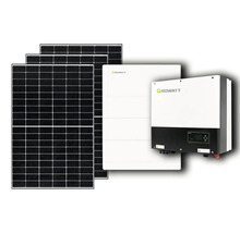 PV-Komplettanlage mit Speicher 7,68 kW (notstromfähig) 8 kWp inkl. Hybrid-Wechselrichter + Zubehör für Ziegeldach Solarmodul-Set Anzahl Module 18 Stück-thumb-1