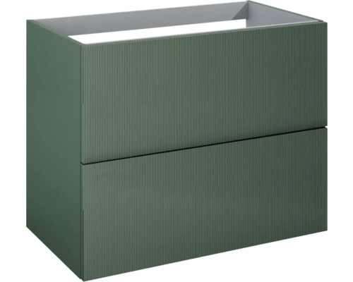 Jungborn Waschtischunterschrank NONUS BxHxT 800 x 635 x 453 mm Frontfarbe forrest grün matt