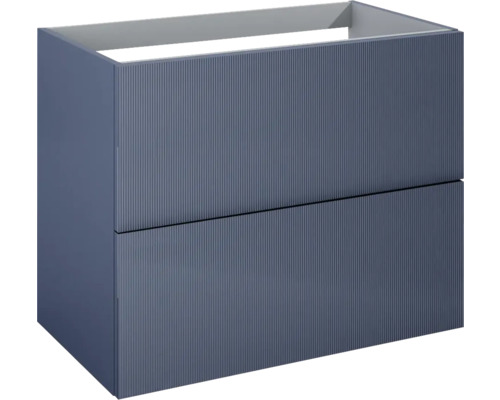 Jungborn Waschtischunterschrank NONUS BxHxT 800 x 635 x 453 mm Frontfarbe navy blau matt