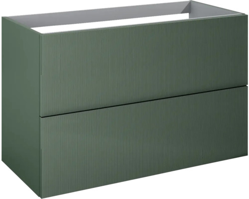 Jungborn Waschtischunterschrank NONUS BxHxT 1000 x 635 x 453 mm Frontfarbe forrest grün matt