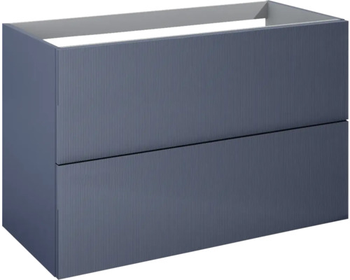 Jungborn Waschtischunterschrank NONUS BxHxT 1000 x 635 x 453 mm Frontfarbe navy blau matt