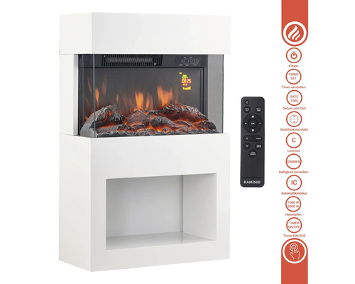 Kamin mit Flammen Effekt und Fernbedienung