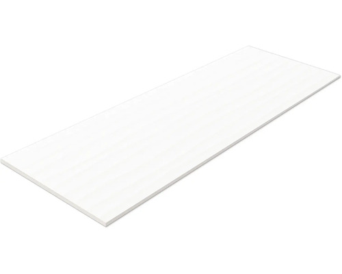 Wandfliese Wellen Snow weiß 3D matt 30x90 cm rektifiziert