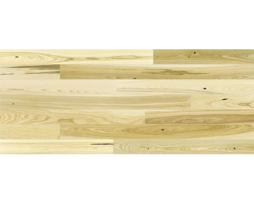 Handmuster zu Parkett Esche Natur Landhausdiele lackiert 1092 x 130 x 14 mm Holzfußbodenbelag aus hellem Holz