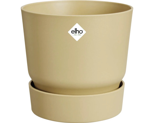 Blumentopf Elho Greenville Kunststoff 29,5 x 29,5 x 27,8 cm beige