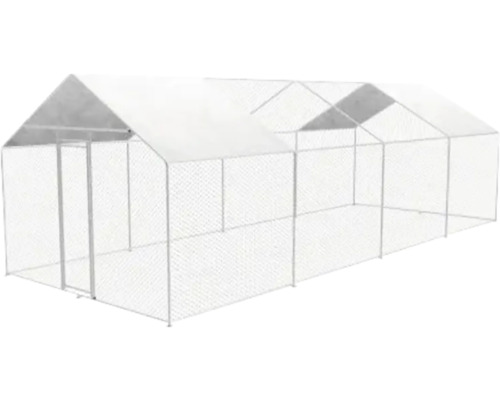 Freilaufgehege mit Dach für Kleintiere