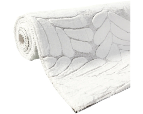 Gerollter Teppich mit Steinmuster