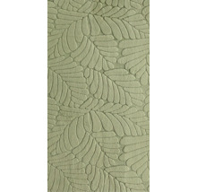 Nahaufnahme einer strukturierten Tapete mit Blattmuster