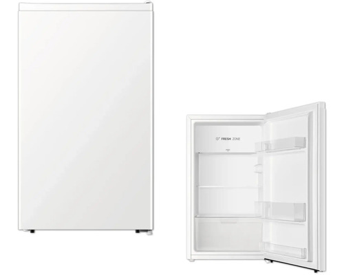 Kühlschrank PKM KS93E BxHxT 47,5 x 84 x 45 cm Freistehender Kühlschrank, Tür geschlossen und geöffnet
