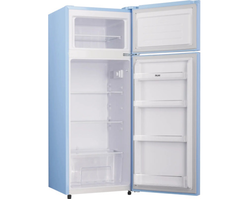 Geöffneter Kühlschrank mit Gefrierfach