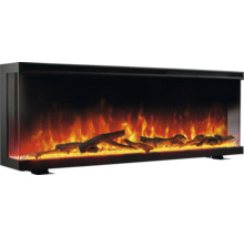 Elektrischer Kamin mit Flammeneffekt und Holzscheitdekoration