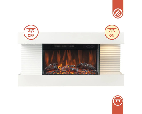 Elektrokamin mit Flammeneffekt und Heizfunktion