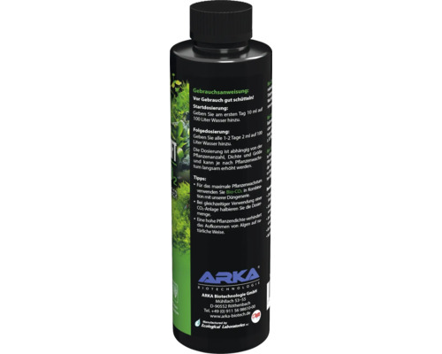 Flasche mit Flüssigdünger für Aquarienpflanzen