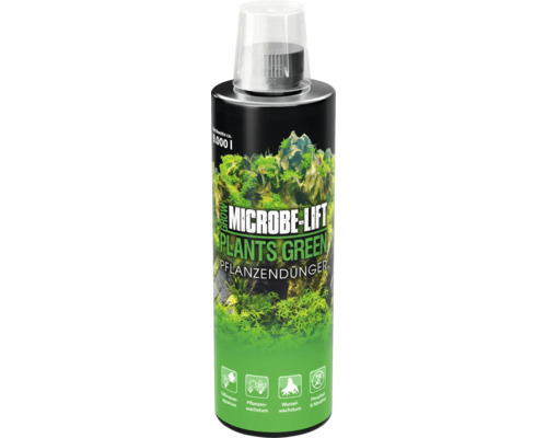 Microbe-Lift Plants Green Pflanzendünger für circa 9000 Liter, geeignet für Süßwasseraquarien zur Förderung von Pflanzen- und Wurzelwachstum, phosphat- und nitratfrei