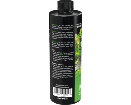 Plants Green Flüssigdünger in einer 473 ml Flasche für Wasserpflanzen
