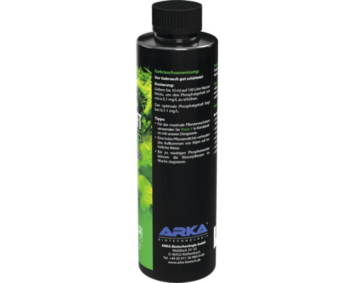 Arka Biotechnologie Plants P Wasserpflanzendünger in einer Flasche
