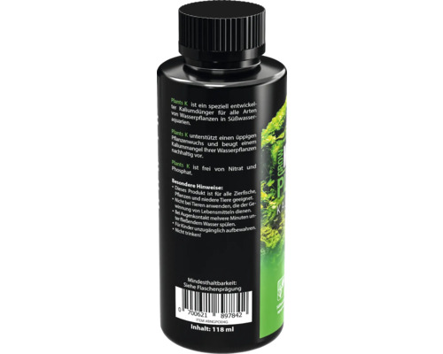 Flasche mit Kaliumdünger für Süßwasseraquarien, 118 ml Inhalt
