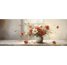 Gemälde mit Blumen in einer Vase