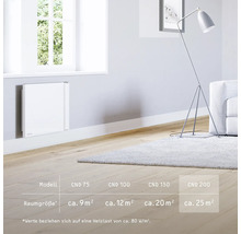 Wandkonvektor Stiebel Eltron CND 200 124x50,4 cm 2000 Watt