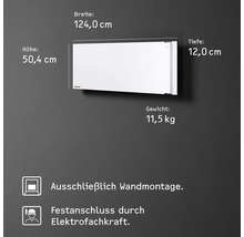 Wandkonvektor Stiebel Eltron CND 200 124x50,4 cm 2000 Watt